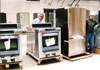 Inspecting appliances and preparing them for shipping to job site Highslide JS